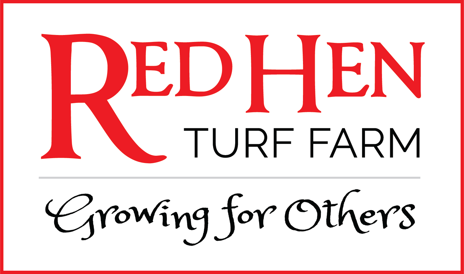 Red Hen Turf Farm Logo